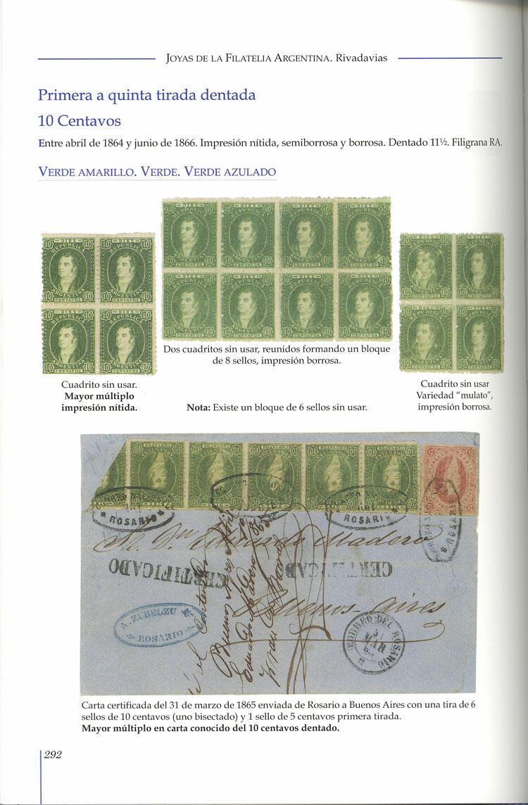 Image 20 for lot number 2 for Philatino #2606 -  Argentinien: Selection of "Rivadavias"