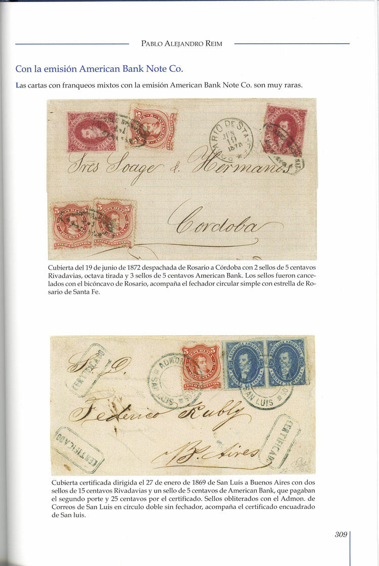 Image 22 for lot number 2 for Philatino #2606 -  Argentinien: Selection of "Rivadavias"