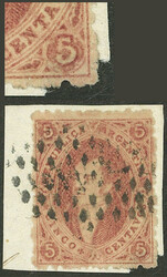 GJ.19k, 1st or 2nd printing, variety "lower right angle incomplete" ...