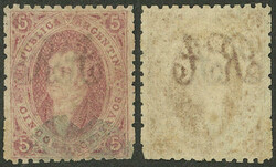 GJ.20g, 3rd printing, on VERY THIN PAPER, with "ponchito" cancel ...