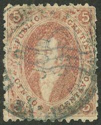 GJ.19, 1st or 2nd printing with double cancellation: Pen and ...