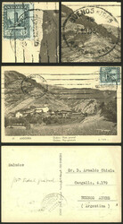 RARE DESTINATION: Postcard sent to Argentina on 15/SE/1934 franked ...