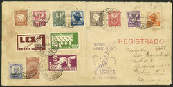 28/OC/1932 Rio to Germany, cover flown via Zeppelin franked with the ...