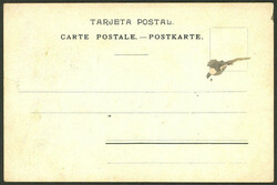 Postcard illustrated with image of Commander Irizar with the corvette ...