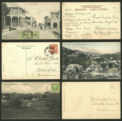 RARE DESTINATION: 3 Postcards sent to Argentina in 1907/8, from ...