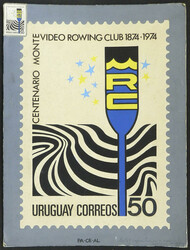 Sc.908, 1975 Centenary of the Montevideo Rowing Club, original ...