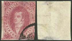 GJ.32d, 7th printing imperforate, with combined varieties: COMPLETE ...