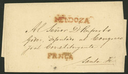 Folded cover sent to "Ruperto Godoi, Diputado al Congreso Gral. ...