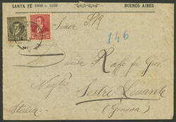 Cover franked with 29c. (GJ.178 + 198, 24c. perf 12¼, scarce on ...