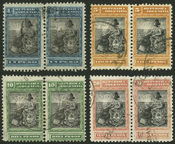 GJ.235/238, 1899 the 4 high values of the Seated Liberty issue in ...