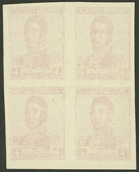 GJ.427, 1917 4c. San Martín, PROOF printed on thick paper without ...