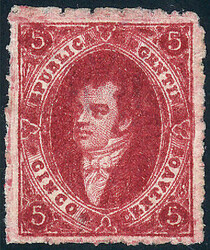 GJ.26, typical example of 5th printing, beautiful dark camine color, ...