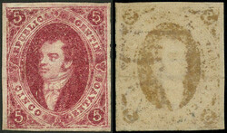 CLASSIC RARITY: GJ.34f, 8th printing, with Lacroix Freres watermark, ...