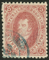 SMALL PHILATELIC GEM: GJ.19, 2nd printing, PERFECTLY PERFORATED, and ...