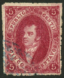 GJ.26, typical example from 5th printing, position 57 on plate D, ...