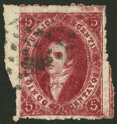 GJ.26, 5th printing, lightly ribbed paper, also with part of the left ...