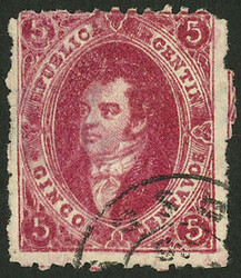 GJ.26b, 5th printing, partial double impression (left area of the ...