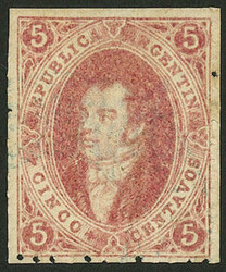 GJ.19, 1st or 2nd printing, faintly cancelled, splendid example with ...