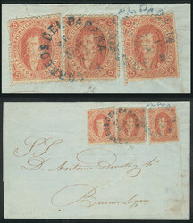 GJ.19, 1st printing, very clear impression, 3 examples (one with ...