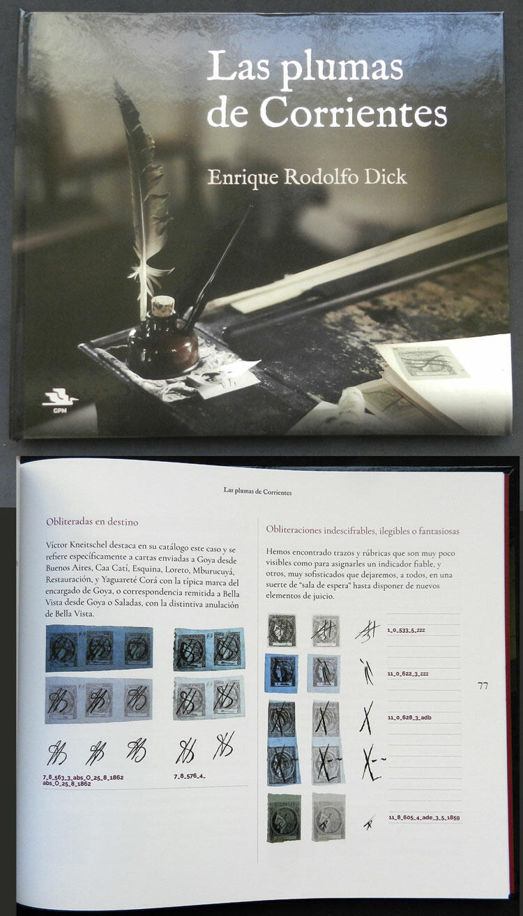 Fantastic book on PEN CANCELS ON STAMPS OF THE PROVINCE OF CORRIENTES ...