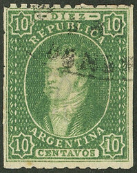 GJ.21, 10c. CLEAR impression