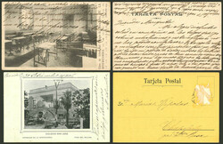 2 Postcards with views of different buildings of the "Sisters of ...