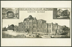 Postcard of German School Assocition "Goethe Schule", unused and of ...