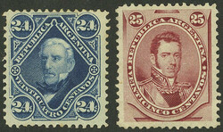 GJ.55/6, the 2 high values of the set, VF