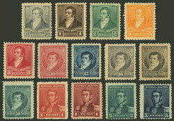 GJ.137/141 + 143/151, small sun wmk, perf 11½, complete set (14 ...