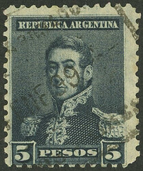 GJ.204, large sun wmk, perf 12¼, high value of the set, VF quality, ...