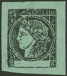 GJ.5, 2c. bluish green, type 6, excellent stamp with JUMBO margins, ...