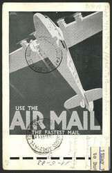 4/MAY/1933 Liverpool to Buenos Aires, postcard sent by registered ...