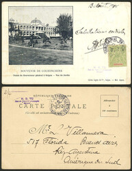 RARE DESTINATION: Beautiful postcard with view of "Palais du ...
