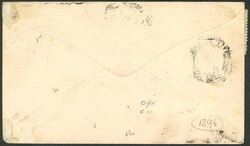 18/NO/1895 Lima to Scotland, official cover with postage of printed ...