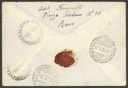 Registered cover sent to La Plata (Argentina) on 16/JUL/1934, franked ...