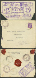 RARE CAR POSTAL AGENCY: Registered cover sent from Trelew to ...