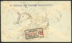 GREAT RARITY: 1/JA/1929 Buenos Aires to Asunción (Paraguay), one ...