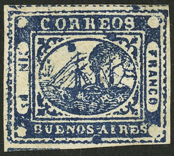 SPERATI FORGERY: GJ.11, IN Ps blue, mint with gum, excellent forgery ...