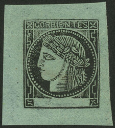 GJ.5, bluish green, type 3, MNH with all its original gum intact ...