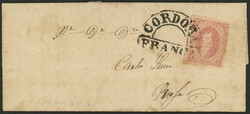 GJ.20, 3rd printing, absolutely superb example franking an entire ...