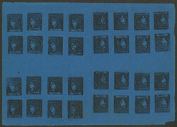 GJ.7, complete sheet, composition 2 disposition III, containing 4 ...