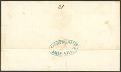 GJ.8, 10c. with accent, yellow-green, with interesting printing flaw ...
