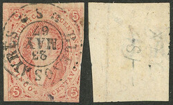 GJ.28, 5c. 6th printing, used with double circle datestamp of Buenos ...
