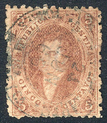 GJ.20, 3rd printing, with the rare cancel of messenger agency: "Ns ...