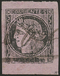 GJ.16, 3c. lilac-rose, type 5, with interesting and rare pen cancel, ...