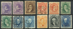 GJ.35/44 including 35A + 39b, mint with gum or used, fine to very ...