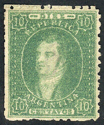 GJ.23, 10c. worn impression, mint, superb example!