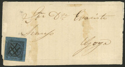 Entire letter sent from YAGUARETÉ CORÁ to Goya on 5/JUL/1864, ...