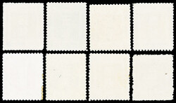 Revenues, 1958, 1¢-$10 complete (Scott R9-R16), with bright colors ...