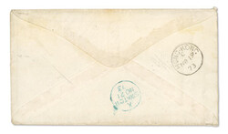 1873 (Oct. 8), Incoming "Wingate" Consular cover from Bristol, NH to ...